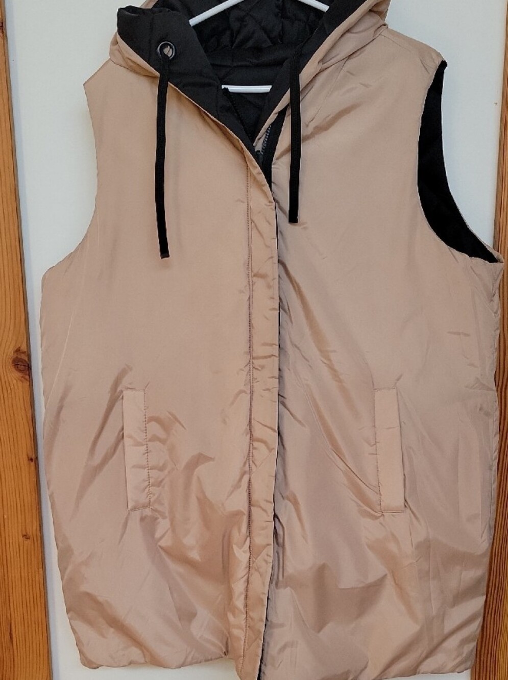 Tribal - BNWOT - Reversible Quilted Hooded Long Vest - Picture 8 of 8